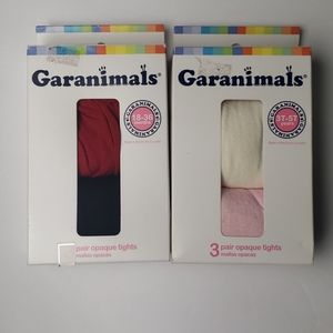 Garanimals Girls Tights Lot of 4